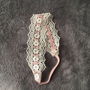 Crochet & Ribbon Headband